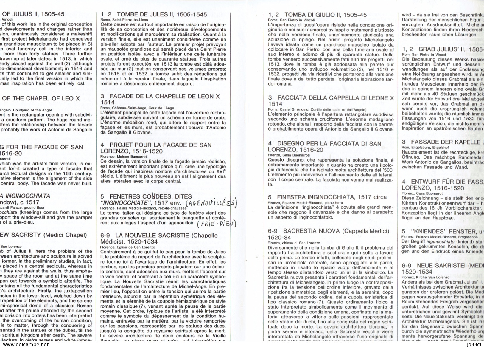 Michelangelo Architetto, Michel-Ange Architecte, Der Architekt Michelangelo, Michelangelo The Architect - Autres & Non Classés