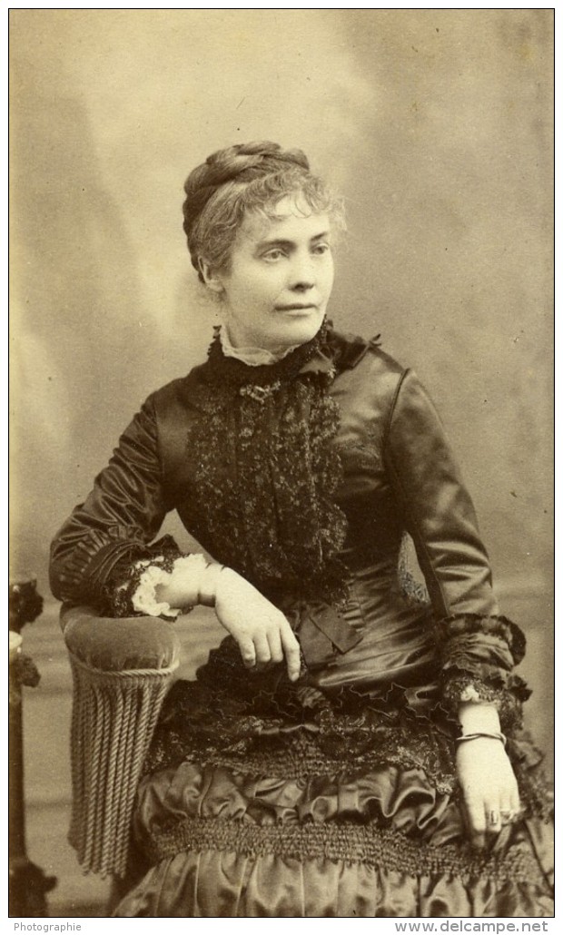 France Paris Comtesse Louise Marie De Chalvet De Rochemonteix Ancienne Photo CDV Lejeune 1880 - Old (before 1900)