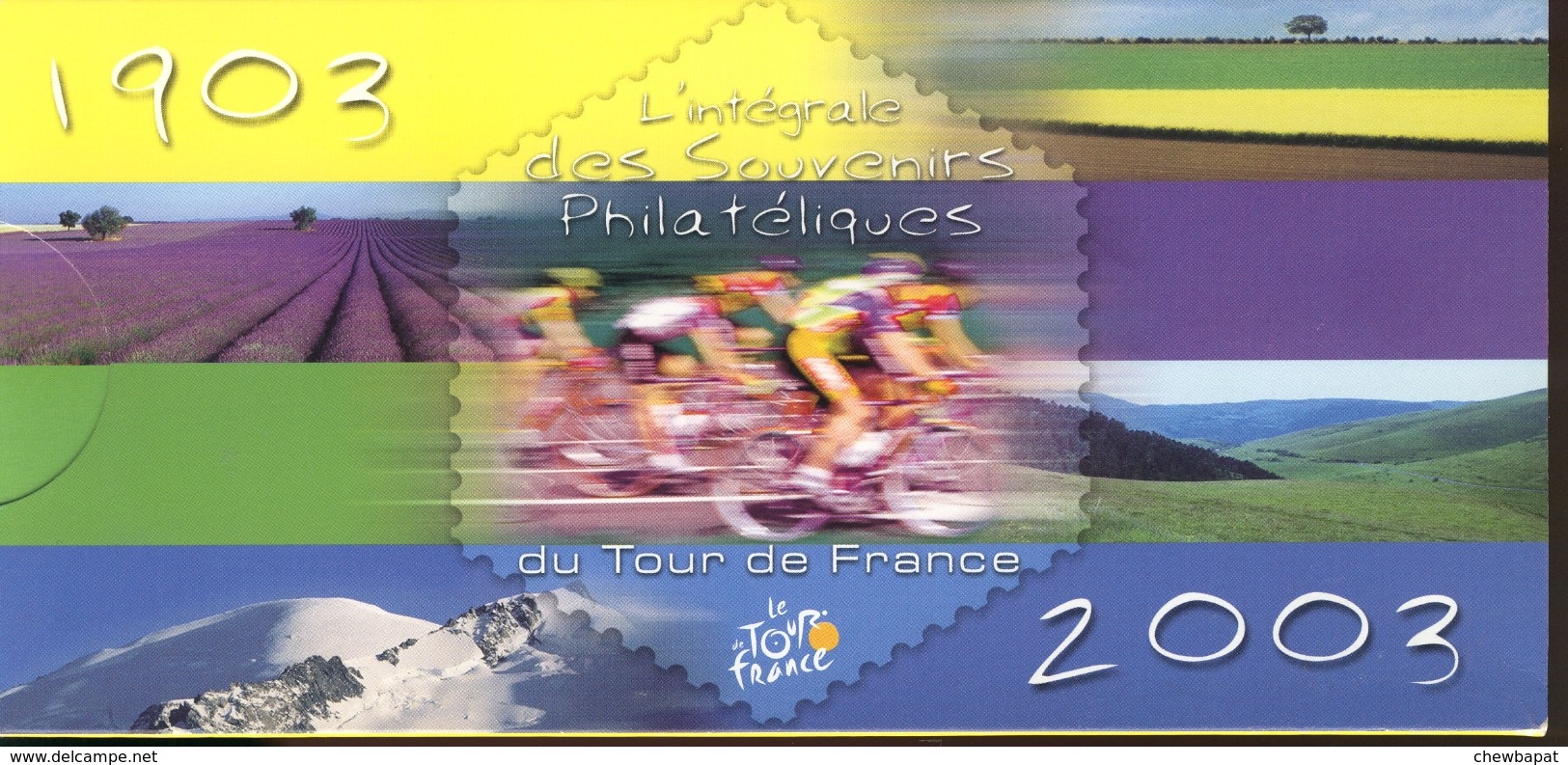 L'intégrale Des Souvenirs Philatéliques Du Tour De France 2003 - Avec Oblitération Du Départ Et De L´arrivée - RARE - Collectors