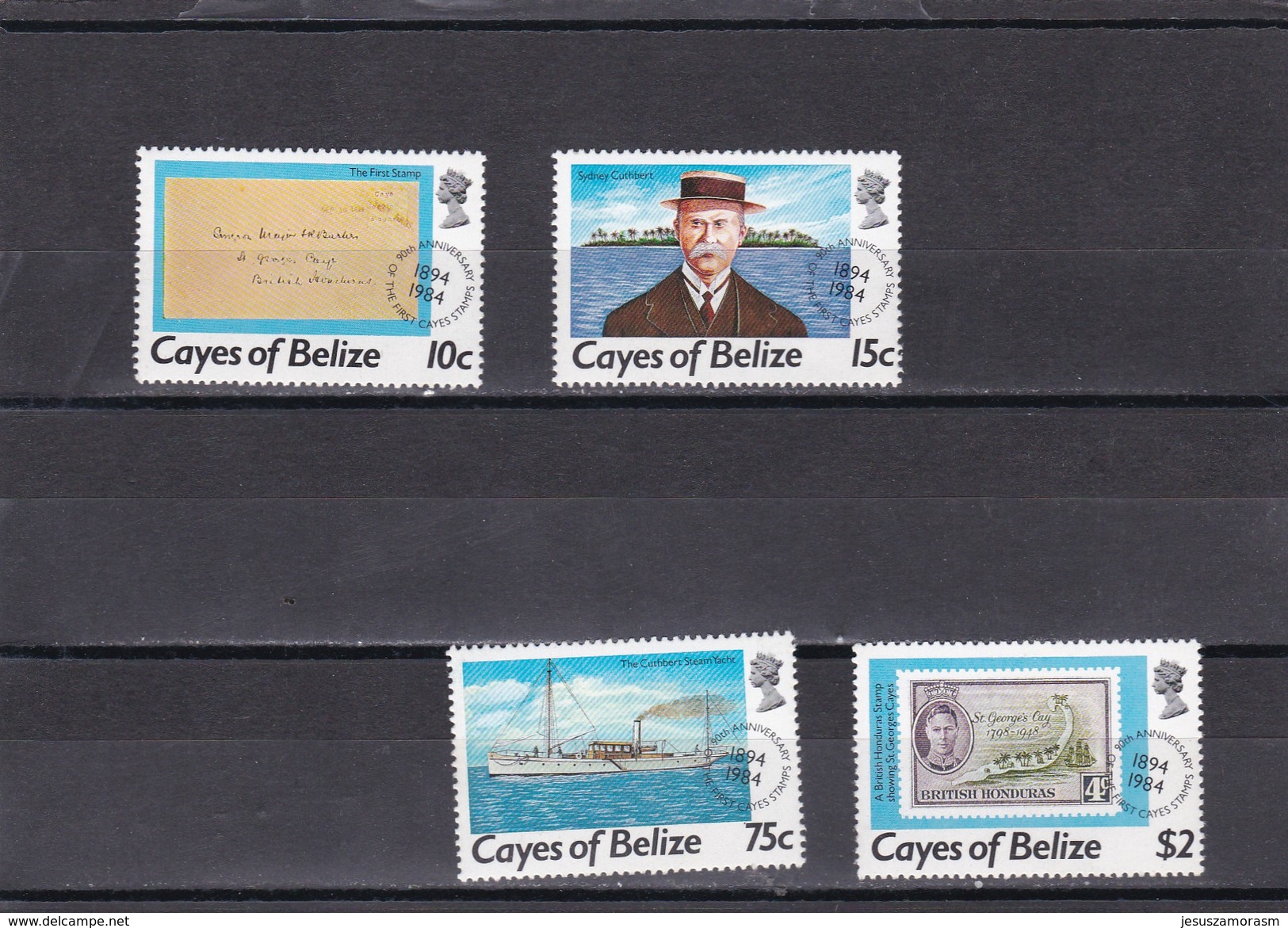 Cayes De Belice Nº 18 Al 21 - Belice (1973-...)