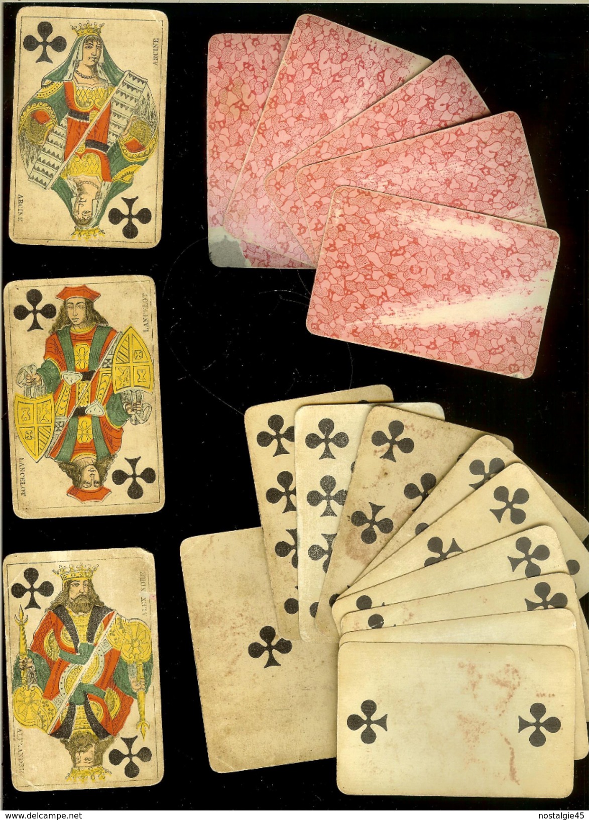 Jeu De 52 Cartes Très Ancien - Autres & Non Classés