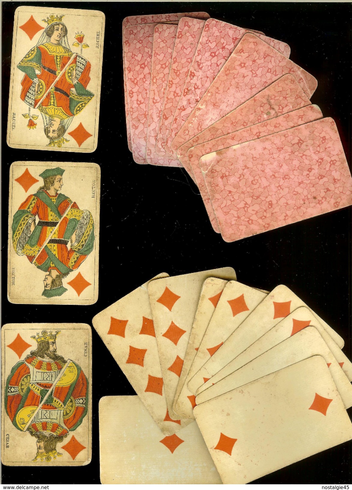 Jeu De 52 Cartes Très Ancien - Autres & Non Classés