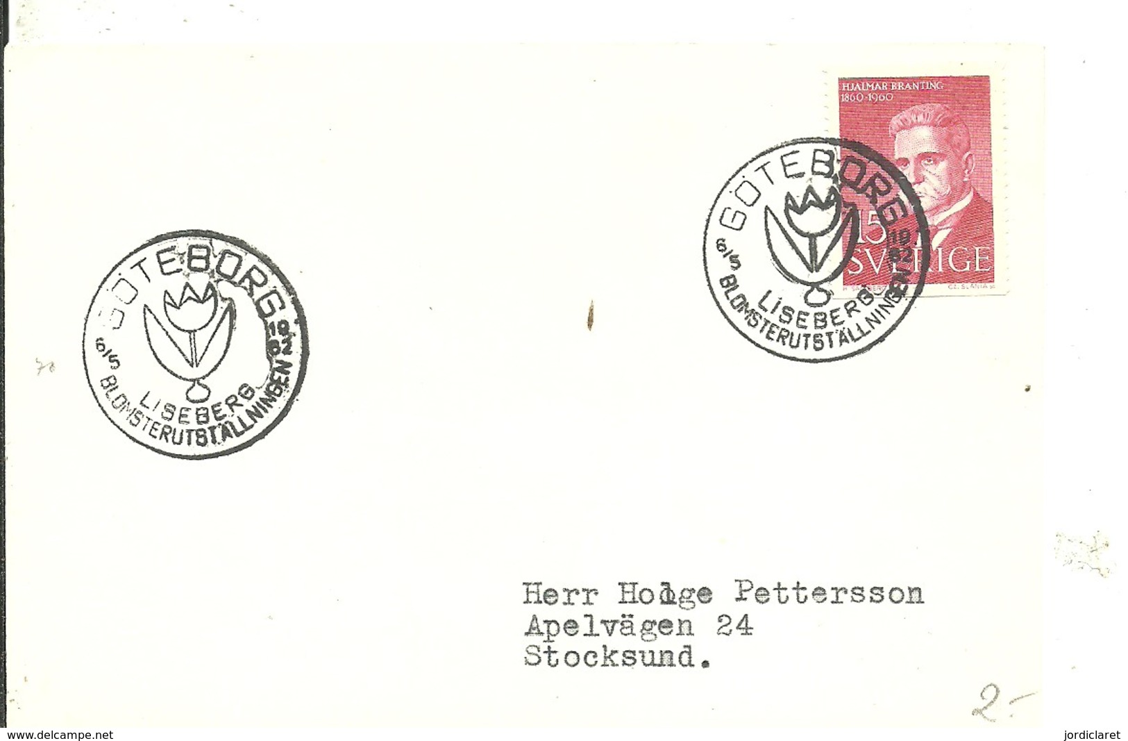 POSMARKET 1962 GOTEGORG - 1930- ... Coil Stamps II