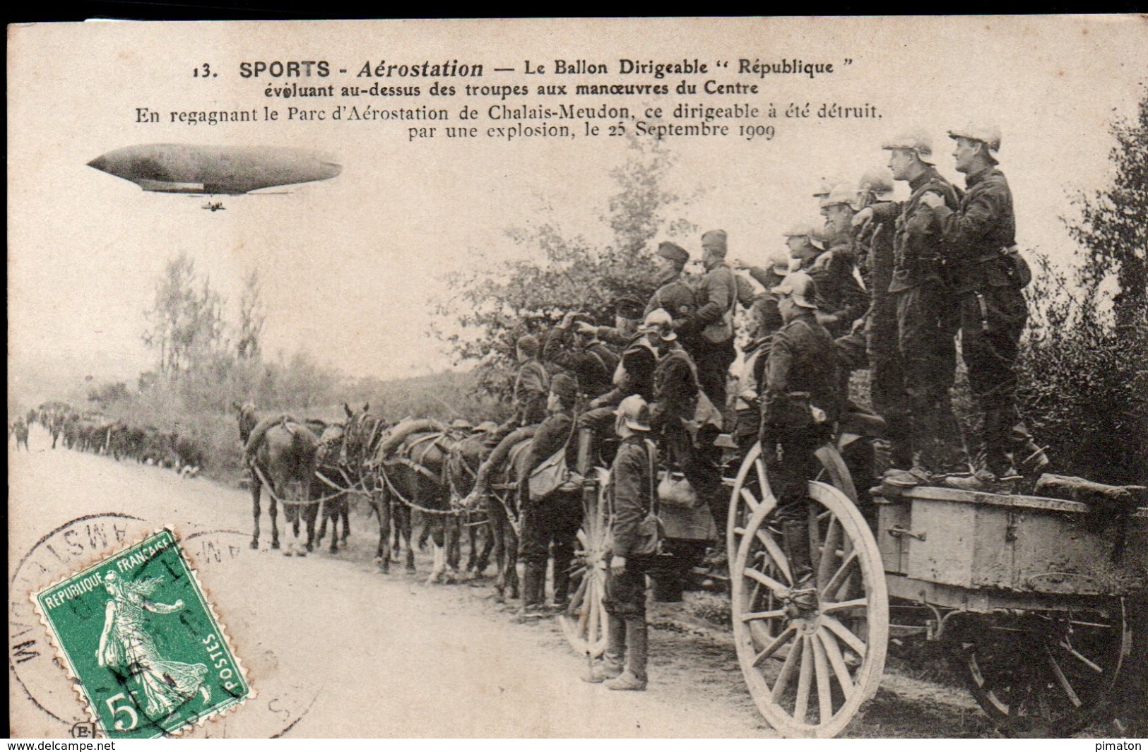 SPORTS - Aérostation  - Le Ballon Dirigeable " République " - Airships