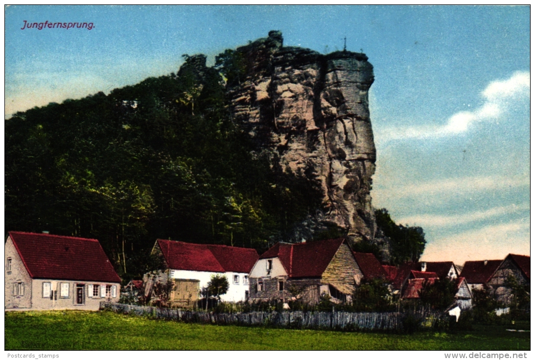 Dahn, Jungfernsprung, Um 1910/20 - Dahn