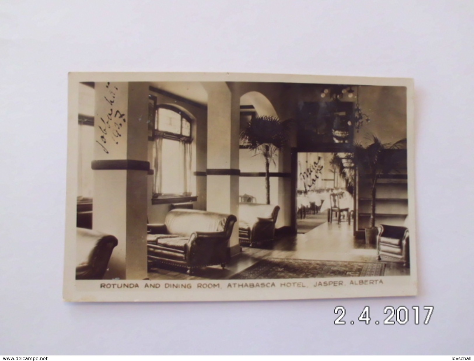 Jasper. - Rotunda And Dining Room, Athabasca Hotel. - Jasper