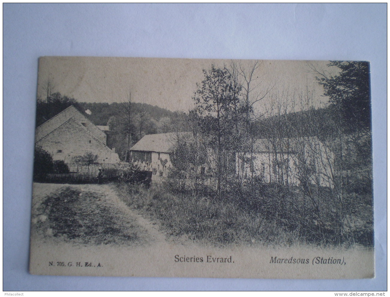 Scieries Evrard. Maredsous (Station)  Ca 1900 - Other & Unclassified