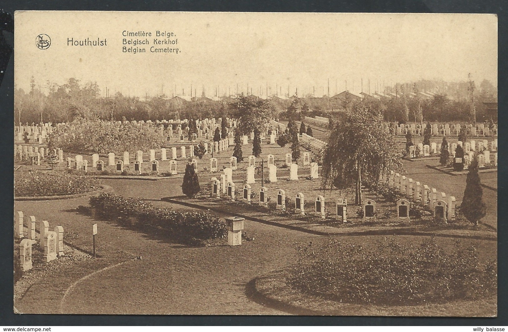 +++ CPA - HOUTHULST - Cimetière Belge - Belgisch Kerkhof - Nels Série 19 N° 151   // - Houthulst