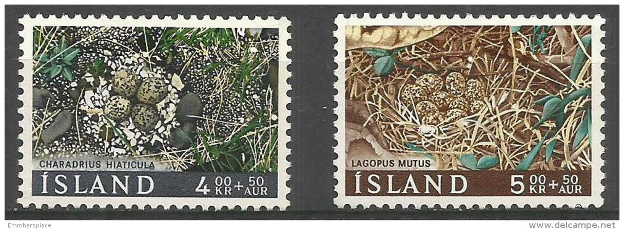 Iceland - 1967 Birds Nests Set Of 2 MH *   Sc B21-2 - Ongebruikt