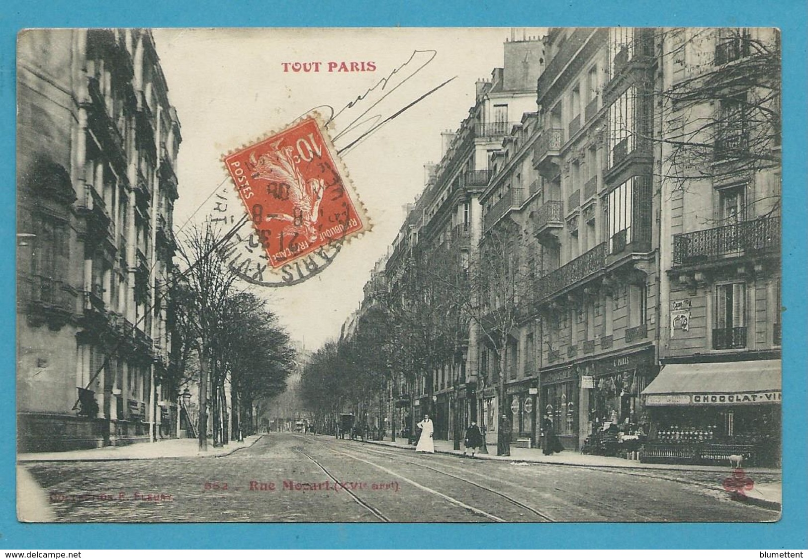 CPA TOUT PARIS 552 - Rue Mozart (XVIème Arrt.) Ed. FLEURY - Distretto: 16