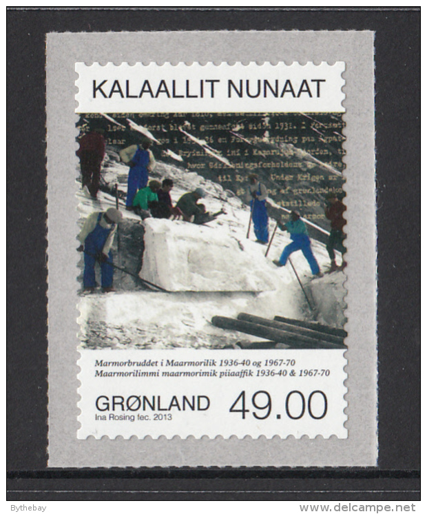 Greenland MNH 2013 49k Greenlandic Mining IV - Ungebraucht