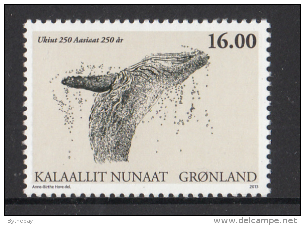 Greenland MNH 2013 16k Whale By Anne-Birthe Howe Aasiaat 250th Anniversary - Ungebraucht