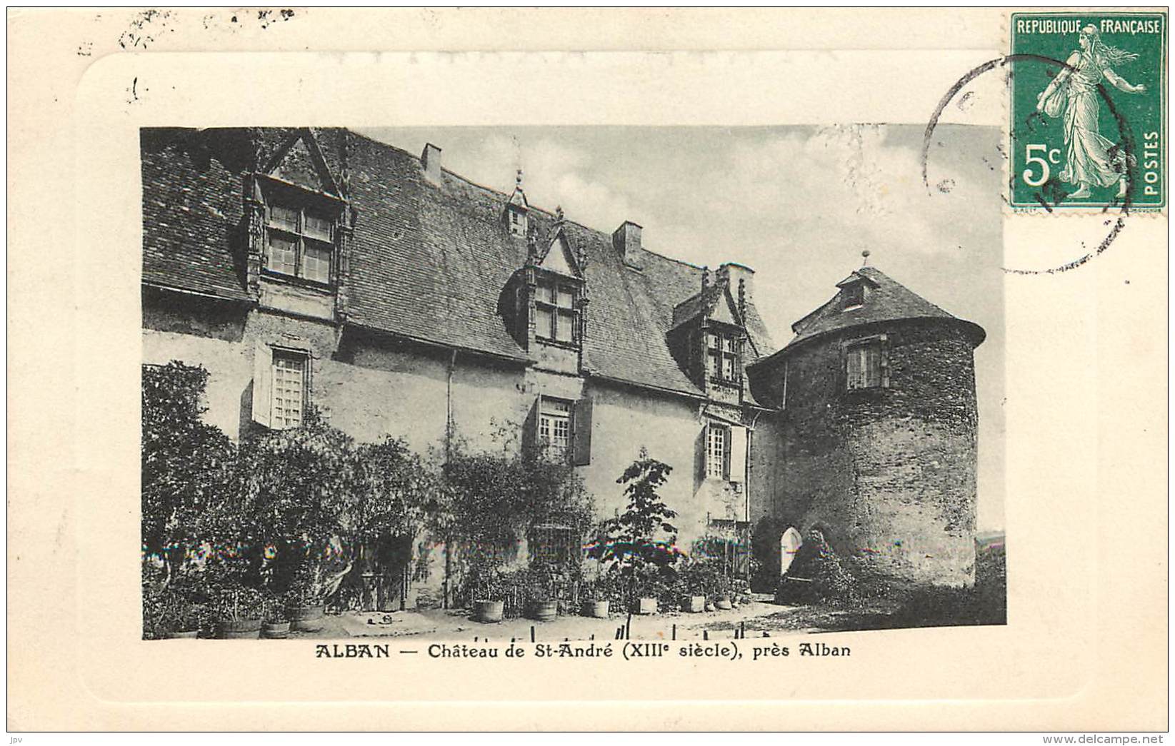 ALBAN - CHATEAU DE ST ANDRE (XIIIe SIECLE) PRES ALBAN - Alban
