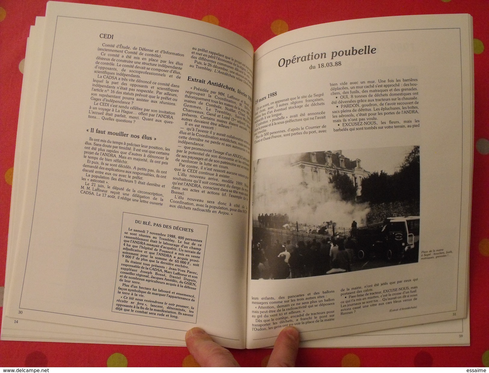 Anjou. Droits De L'homm Droit De La Terr. Chroniques Des Gens Du Schistes. Ardoise. éditions Siloë 1990 - Pays De Loire