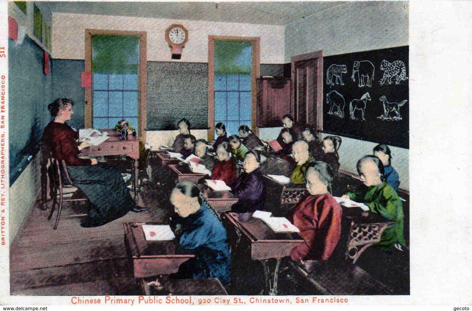 Chinese Primary Public School  In 1905 - Cina