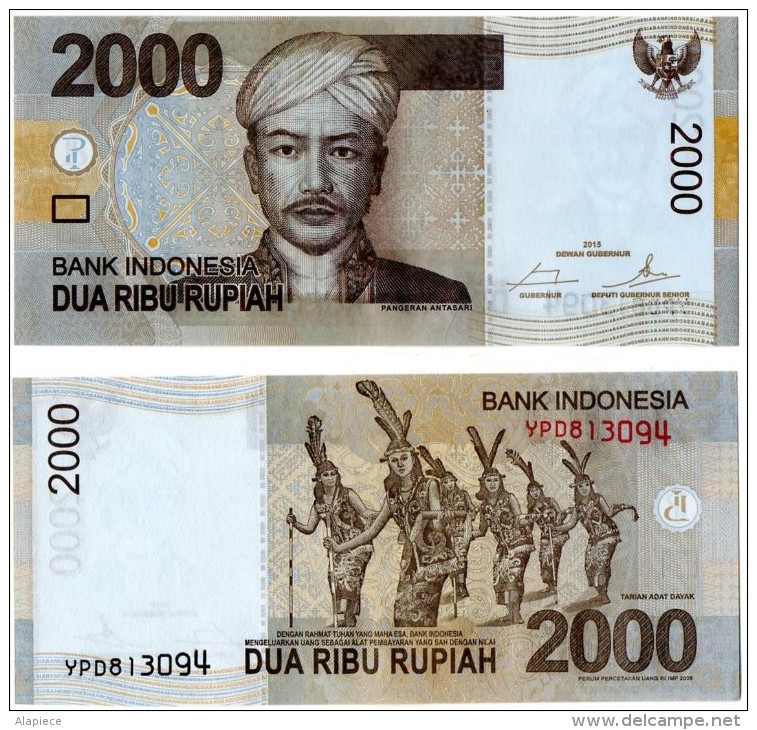 Indonésie - 2000 Rupiah 2015  (UNC) - Indonesia