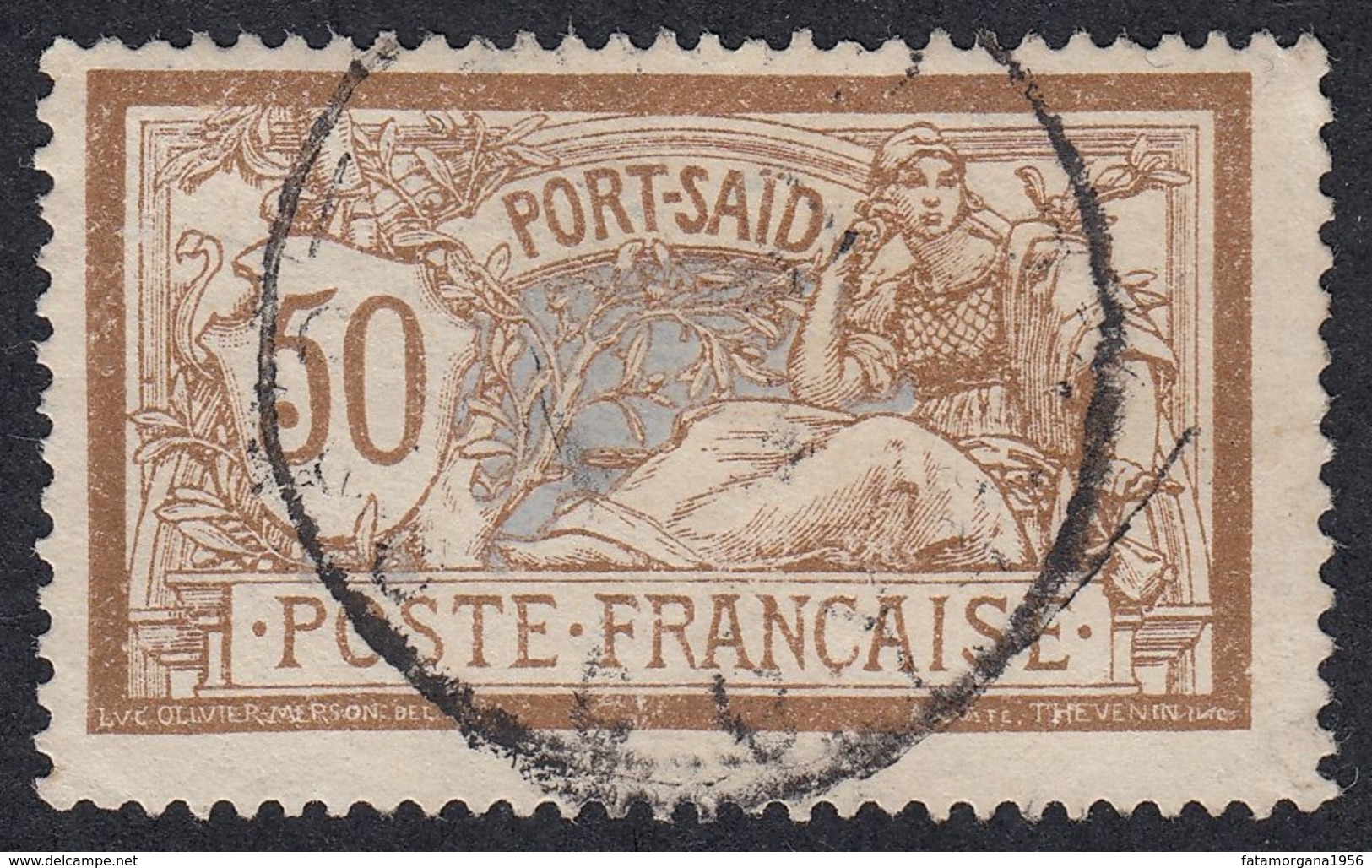 FRANCE Francia Frankreich (colonie) - Port Said - 1902/1920 - Yvert 31, Usato. - Usati