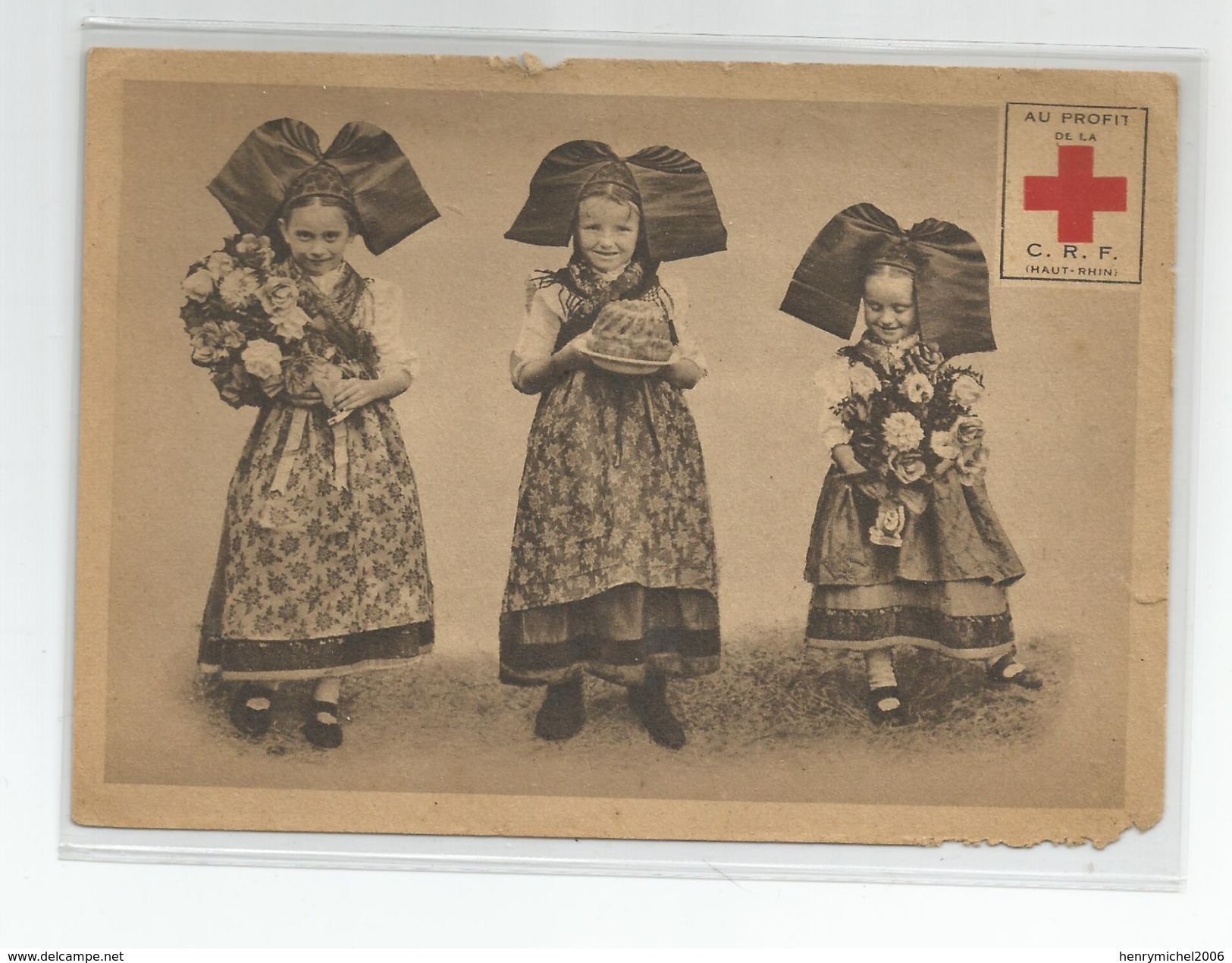 Au Profit De La Croix Rouge  Haut Rhin 68 Alsace - Cruz Roja