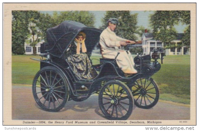 1894 Daimler Henry Ford Museum Dearborn Michigan Curteich - Dearborn