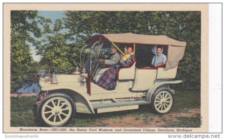 1905-1909 Mannheim Benz Henry Ford Museum Dearborn Michigan Curteich - Dearborn