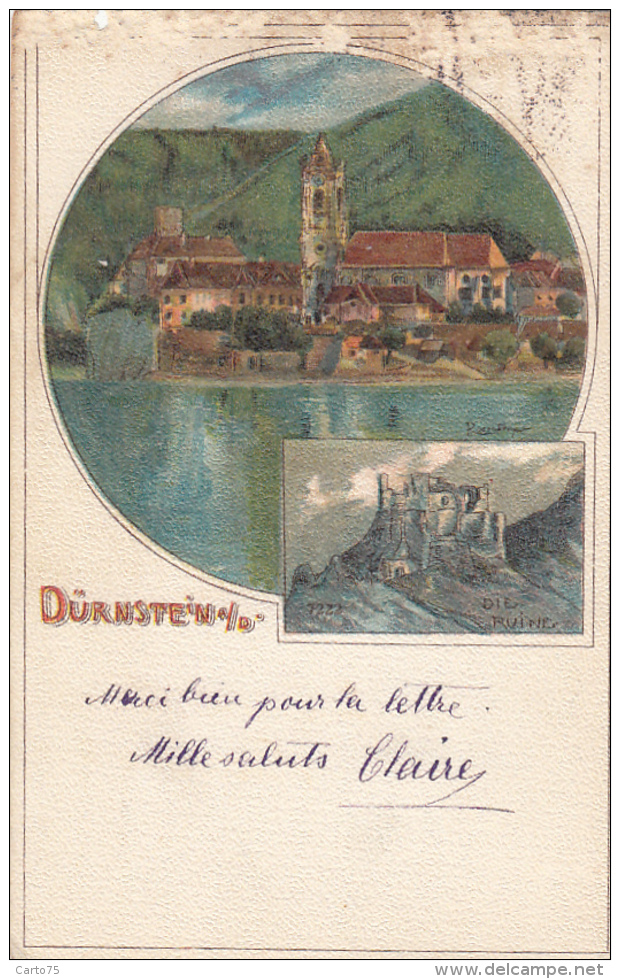 Autriche - Durnstein A. D. Donau  - Postmarked Précurseur Timbre Taxe - Krems An Der Donau