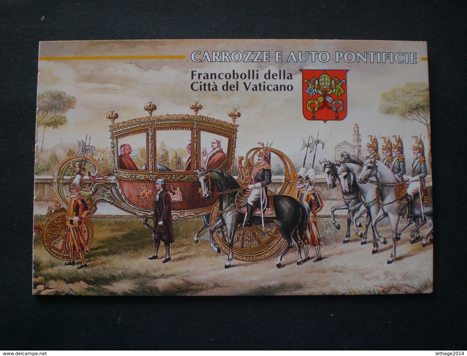 CITTA DEL VATICANO 1997 CARROZZE E AUTO PONTEFICIE LIBRETTO MNH +7 PHOTO - Carnets