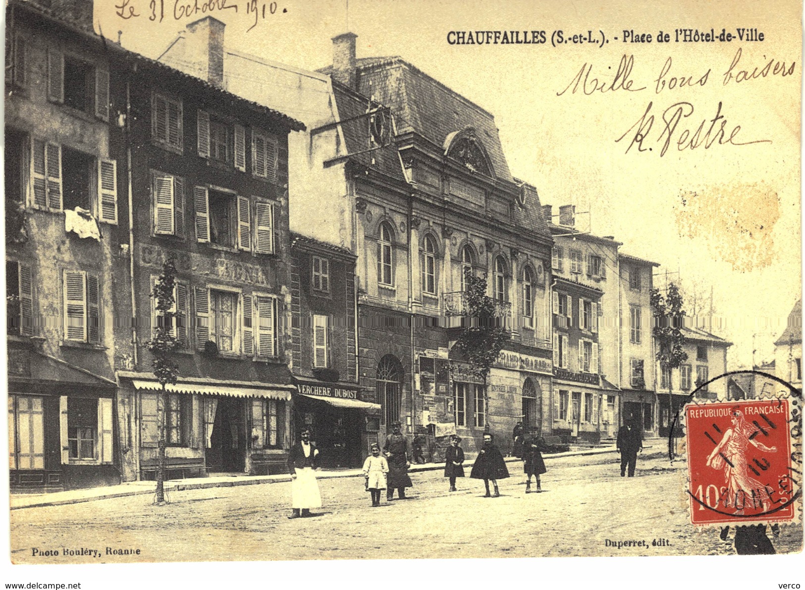 Carte Postale Ancienne De CHAUFFAILLES - Altri & Non Classificati