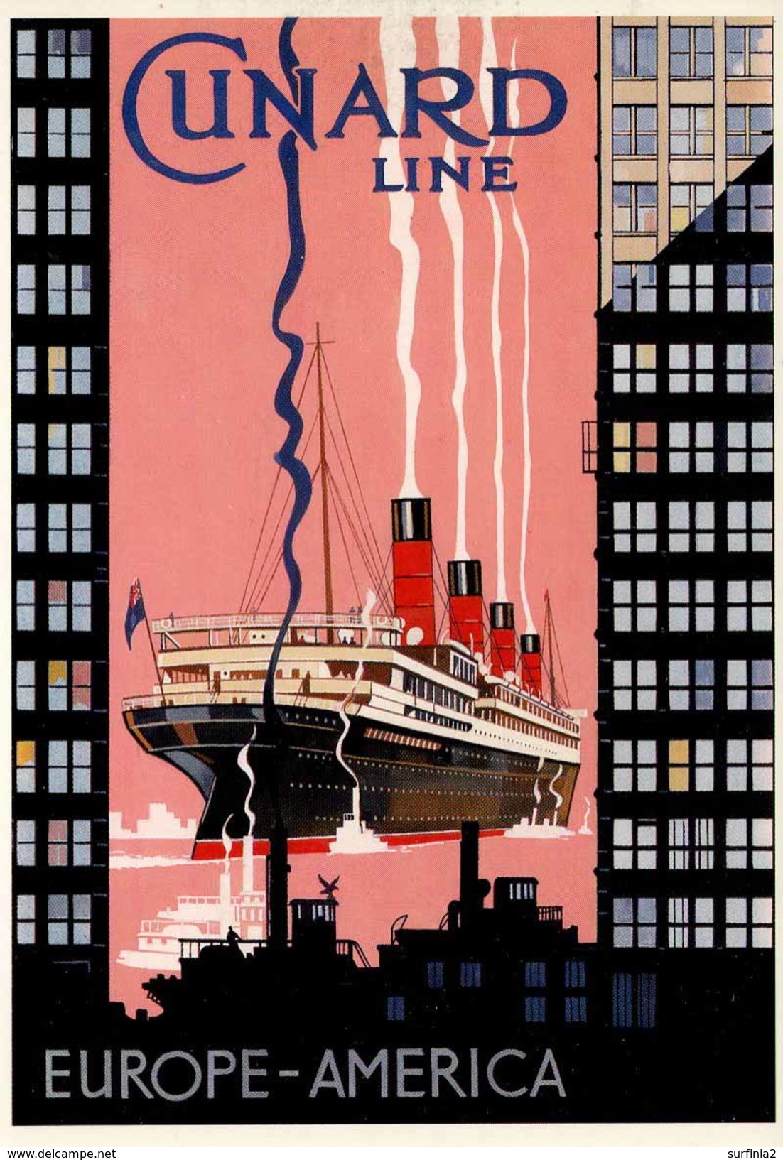 SHIPPING - CUNARD LINE - MAURETANIA Ship44 - Steamers