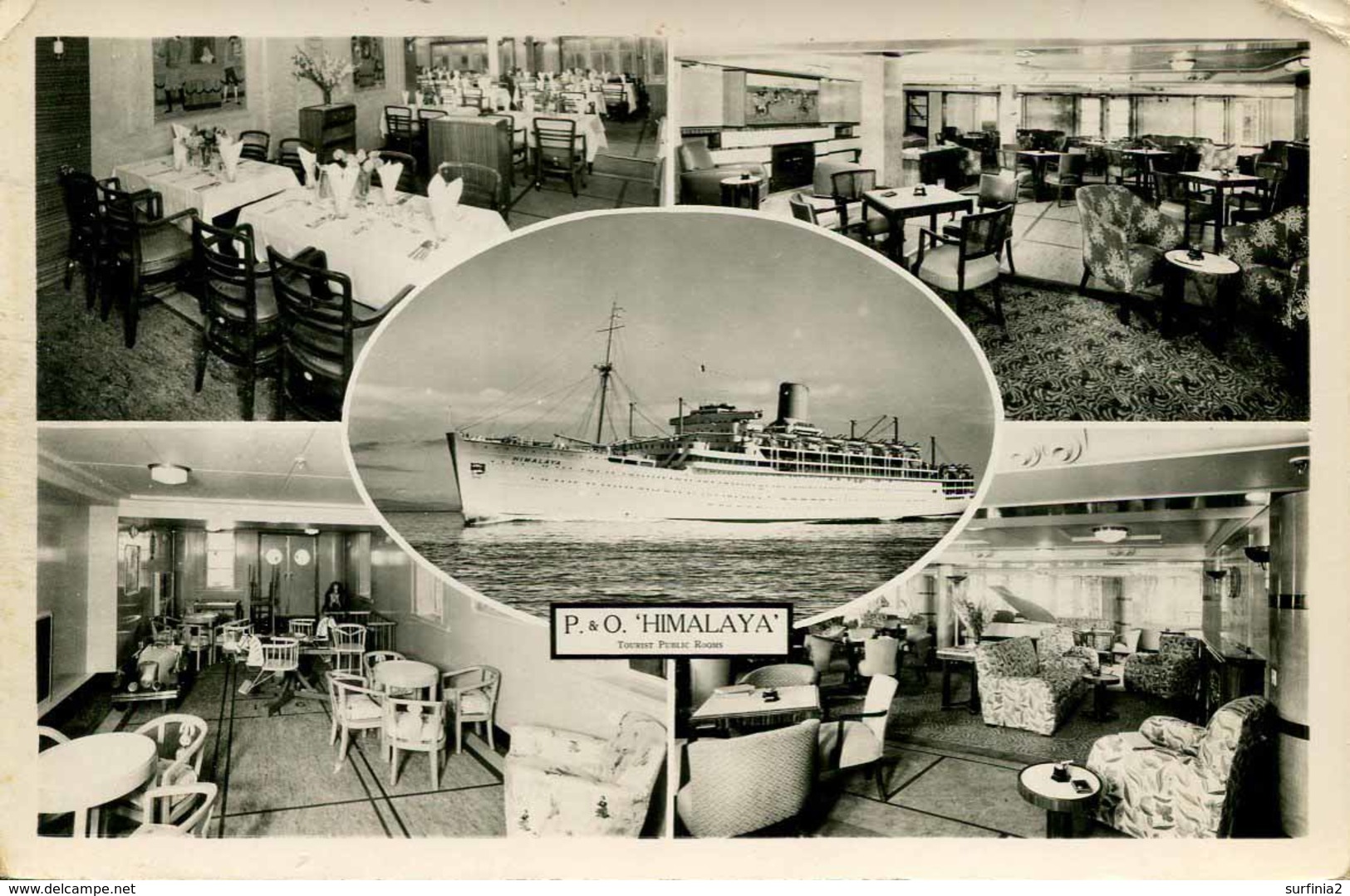 SHIPPING - P & O "HIMALAYA" RP 1961 Ship48 - Steamers