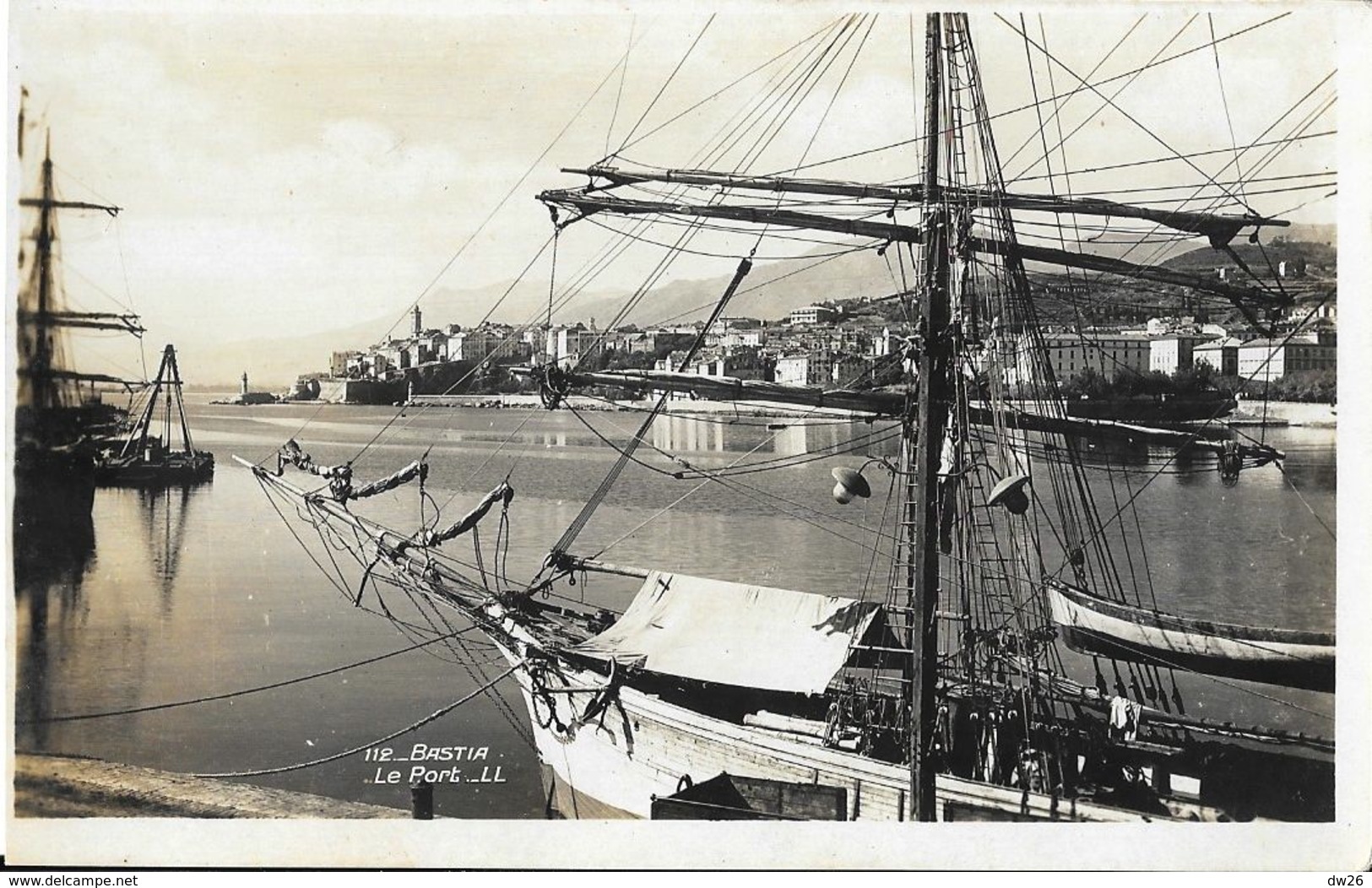 Bastia - Le Port - Edition Réal Photo CAP - Carte LL N° 112 Non Circulée - Bastia