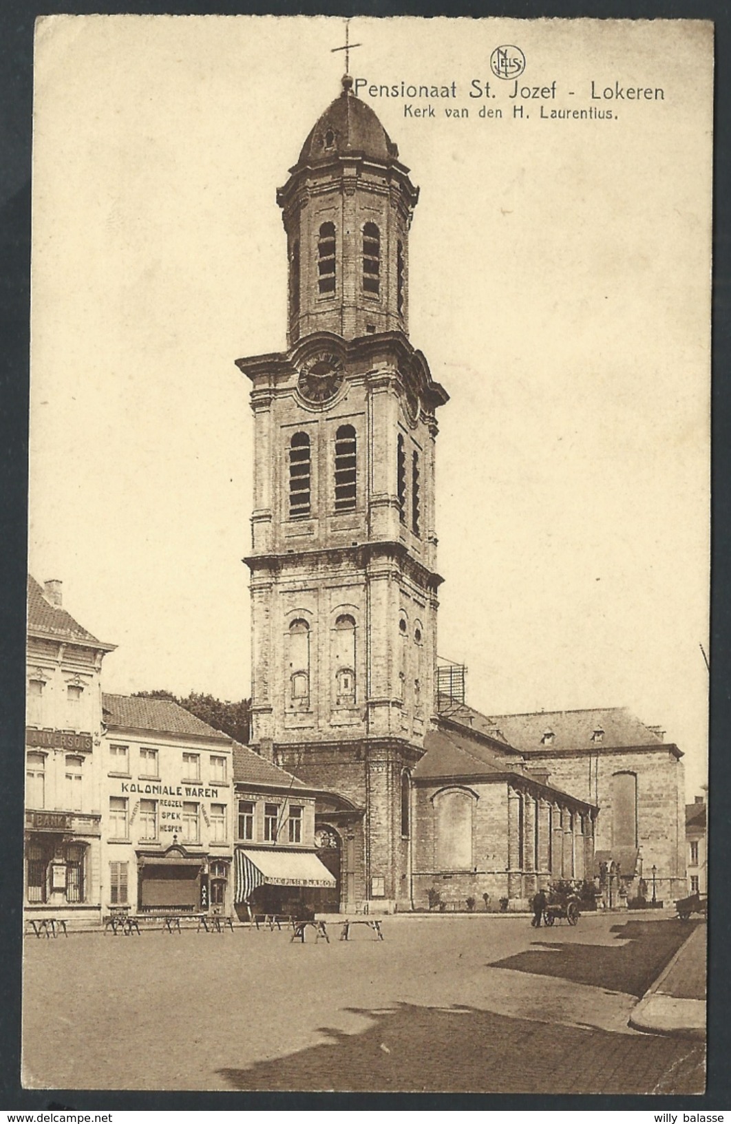 +++ CPA - LOKEREN - Pensionaat St Jozef - Kerk - Nels   // - Lokeren