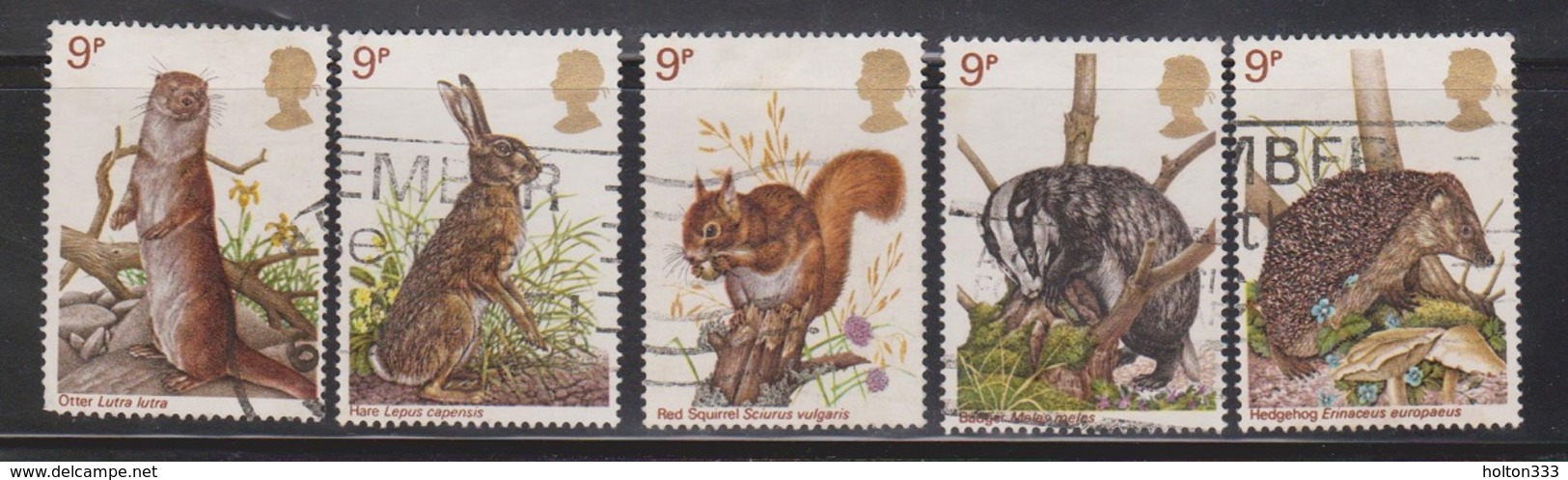 GREAT BRITAIN Scott # 816-20 Used - QE II Animals - Used Stamps