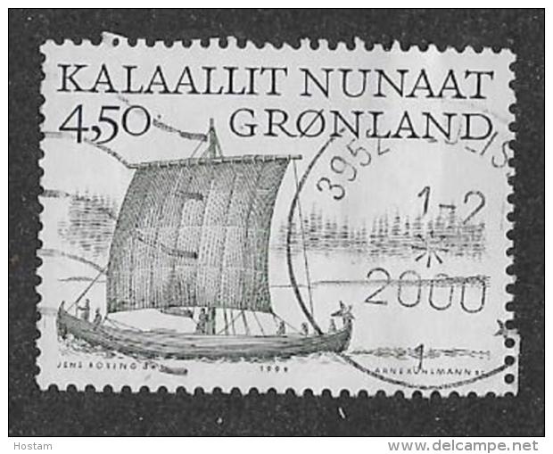 GREENLAND  1999  USED  # 351, ARTIC VIKINGS      Used - Usati