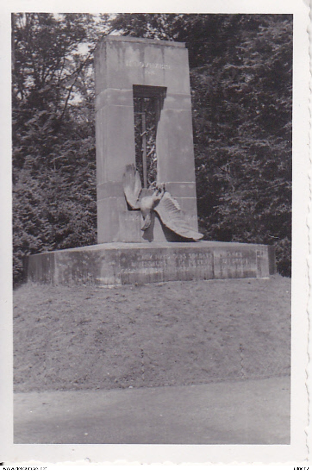 Foto Frankreich - Compiegne - Denkmal - Ca. 1940 - 4*5cm (28398) - Places