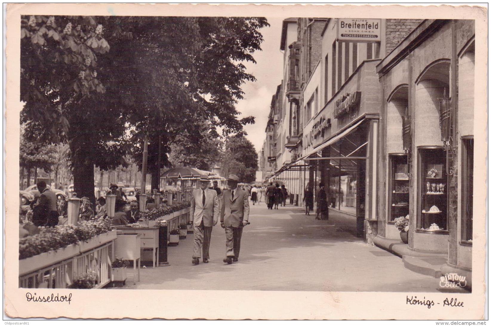 ALTE Foto- AK   DÜSSELDORF / NRW  - Königsallee - Ca. 1935 - Duesseldorf