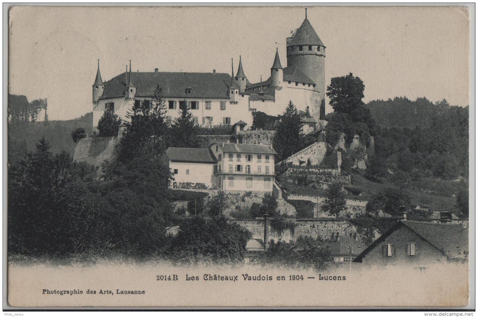 Les Chateaux Vaudois En 1904 - Lucens - Photo Des Arts No. 2014 - Lucens