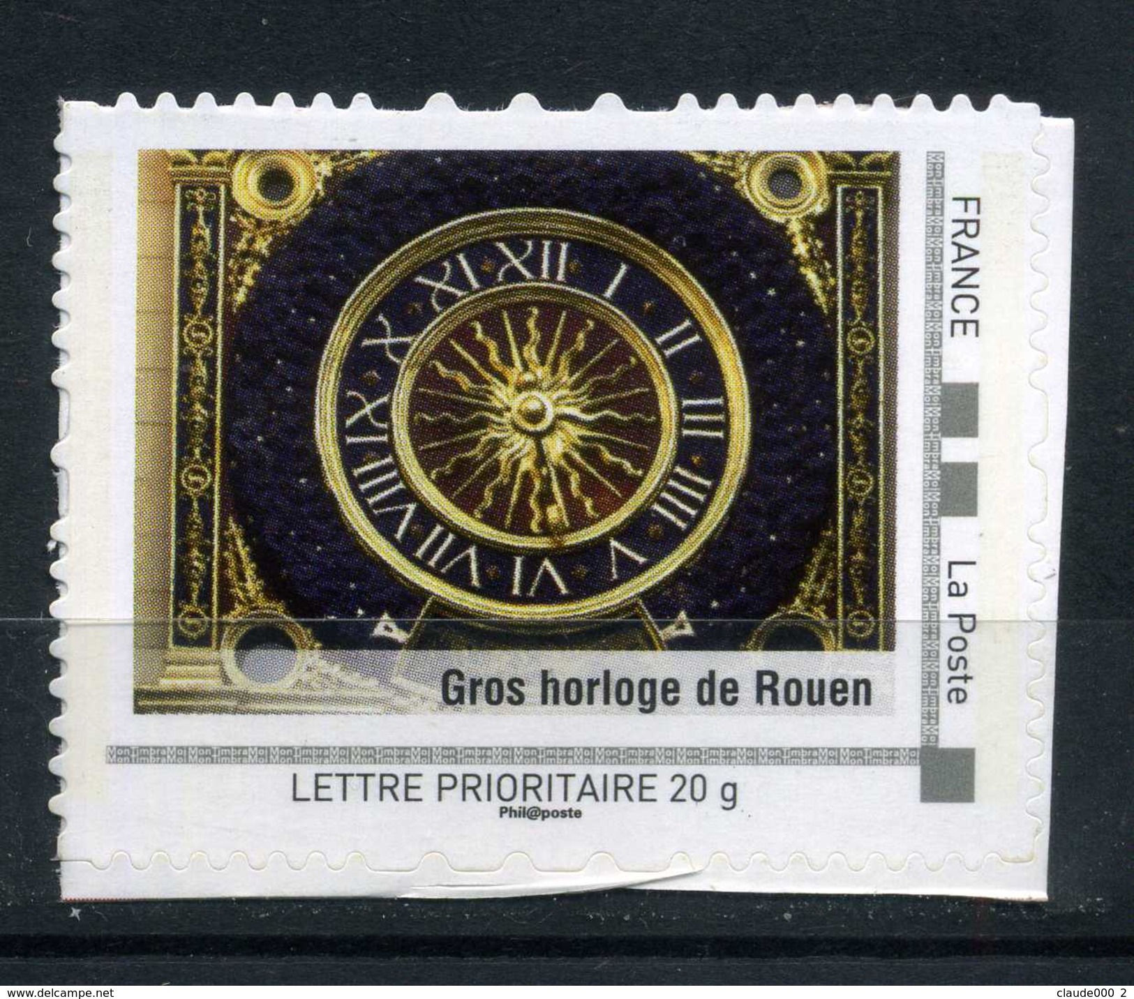 Gros Horloge De ROUEN Adhésif Neuf ** . Collector " HAUTE NORMANDIE "  2009 - Collectors