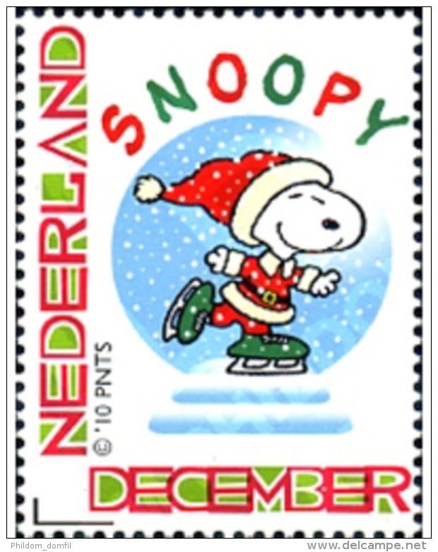 Ref. 257089 * MNH * - NETHERLANDS. 2010. SNOOPY - Natale