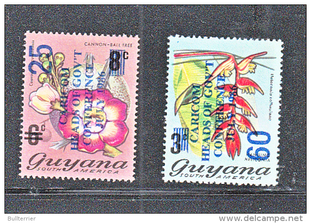 GUYANA -  1986 CARICOM SET OF 2 MNH - Guyana (1966-...)