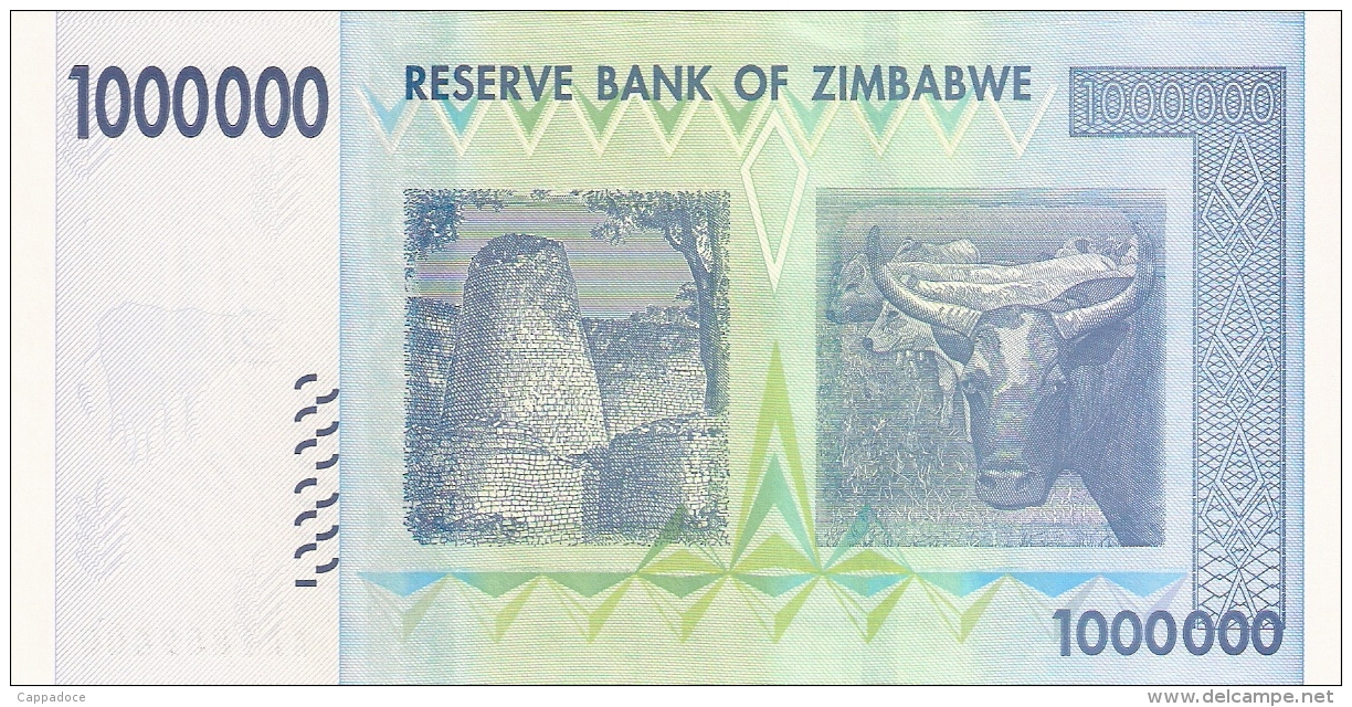 ZIMBABWE   1 Million Dollars   5/11/2008   P. 77   UNC - Zimbabwe