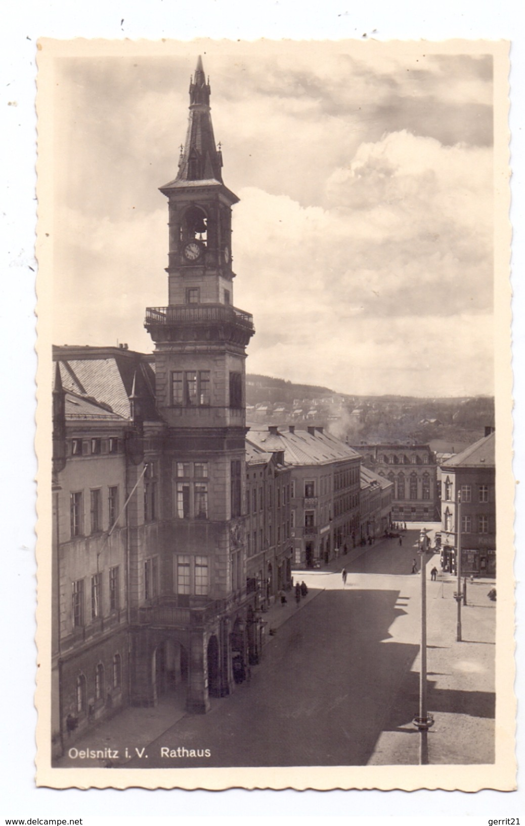 0-9920 OELSNITZ, Rathaus - Oelsnitz I. Vogtl.