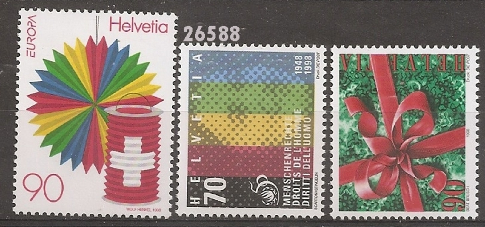 1998 - YT 1582-1591-1592 ** - VC: 4.85 Eur. - Unused Stamps
