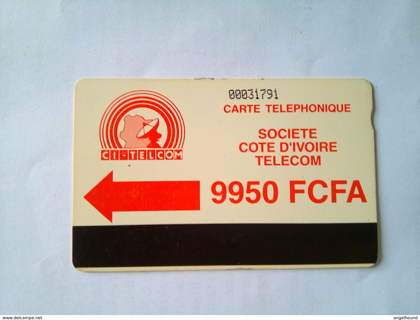 Ivory Coast Phonecard 9950 Francs Autelca - Ivory Coast