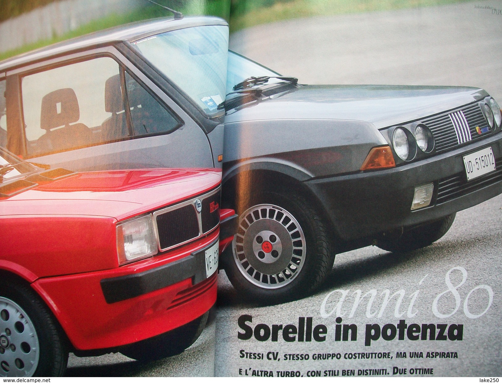 AUTOMOBILISMO D'EPOCA N °2 FEBBRAIO 2017 PEUGEOT 205 CTI,RENAULT 12 GORDINI FIAT RITMO ABARTH,LANCIA DELTA HF - Moteurs