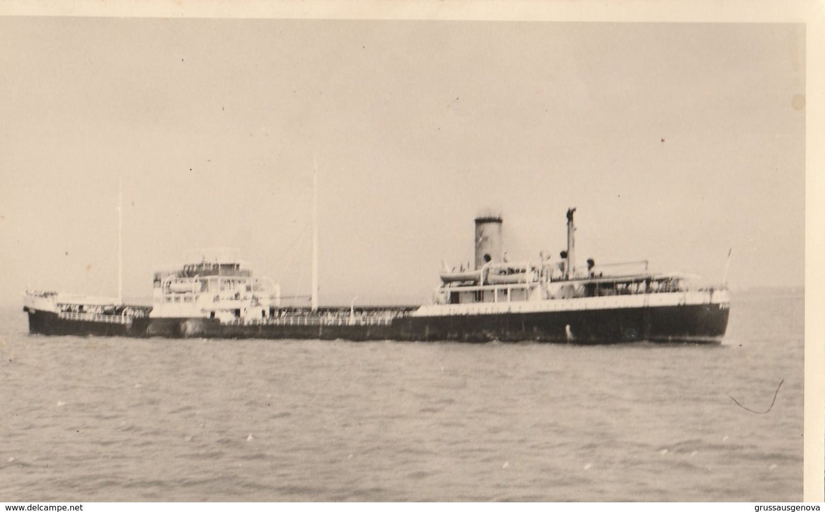 11732) IMBARCAZIONE NAVE PETROLIERA O DA CARICO FOTOCARTOLINA NON VIAGGIATA 1930 CIRCA - Pétroliers