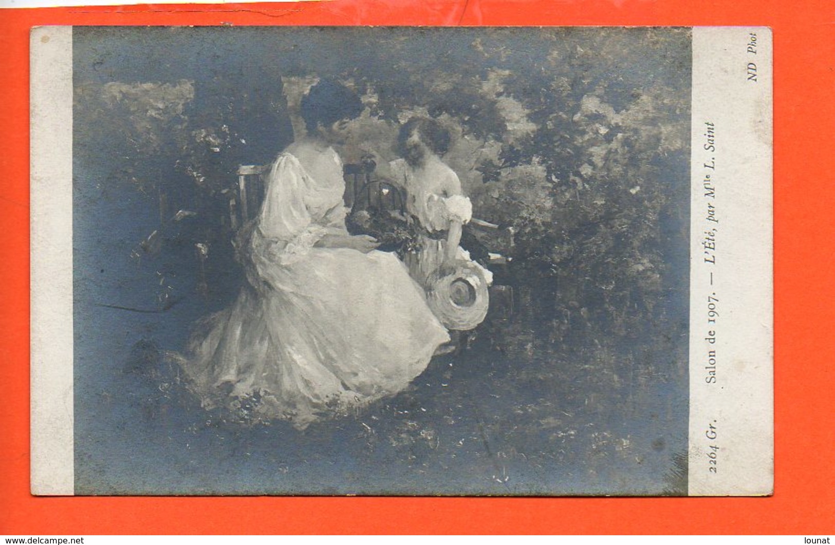 Art - Peintre - Salon De 1907 - L'été, Par Melle L. Saint - Malerei & Gemälde