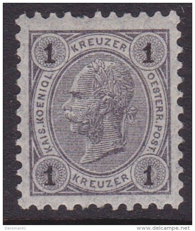AUSTRIA 1890 Sc 51 Mint Hinged - Neufs