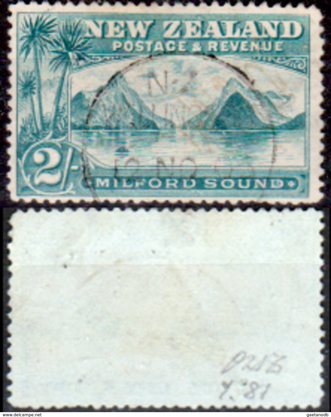 Nuova-Zelanda-0035 - 1898 - Y & T N. 81 (o) Used - Privo Di Difetti Occulti. - Used Stamps