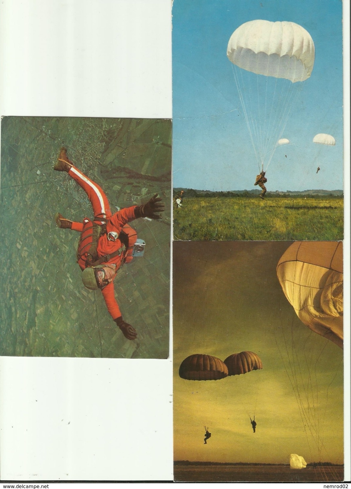 PARACHUTISME Lot 7 Cartes - Parachutting