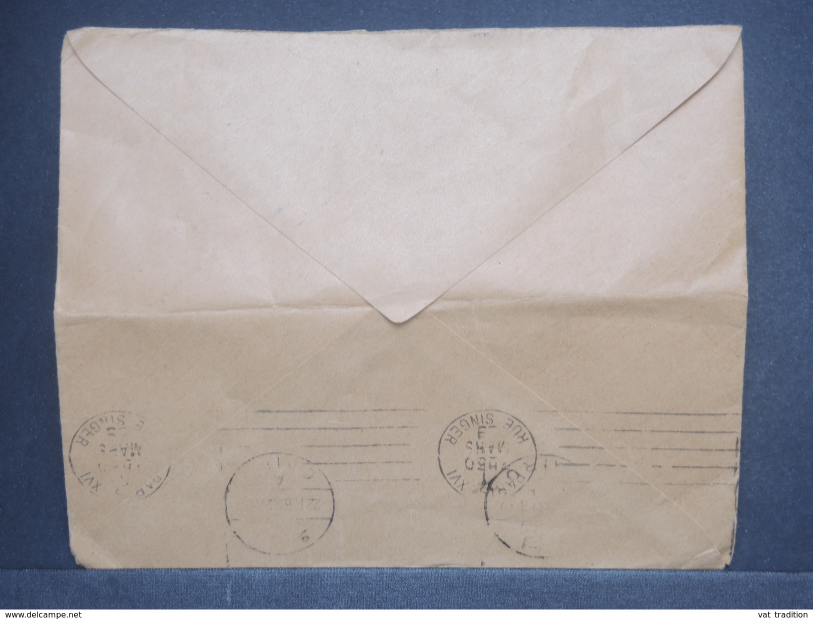 EGYPTE - Enveloppe En Franchise Pour Paris En 1938, Affranchissement Plaisant , Timbres De Service - L 7231 - Lettres & Documents